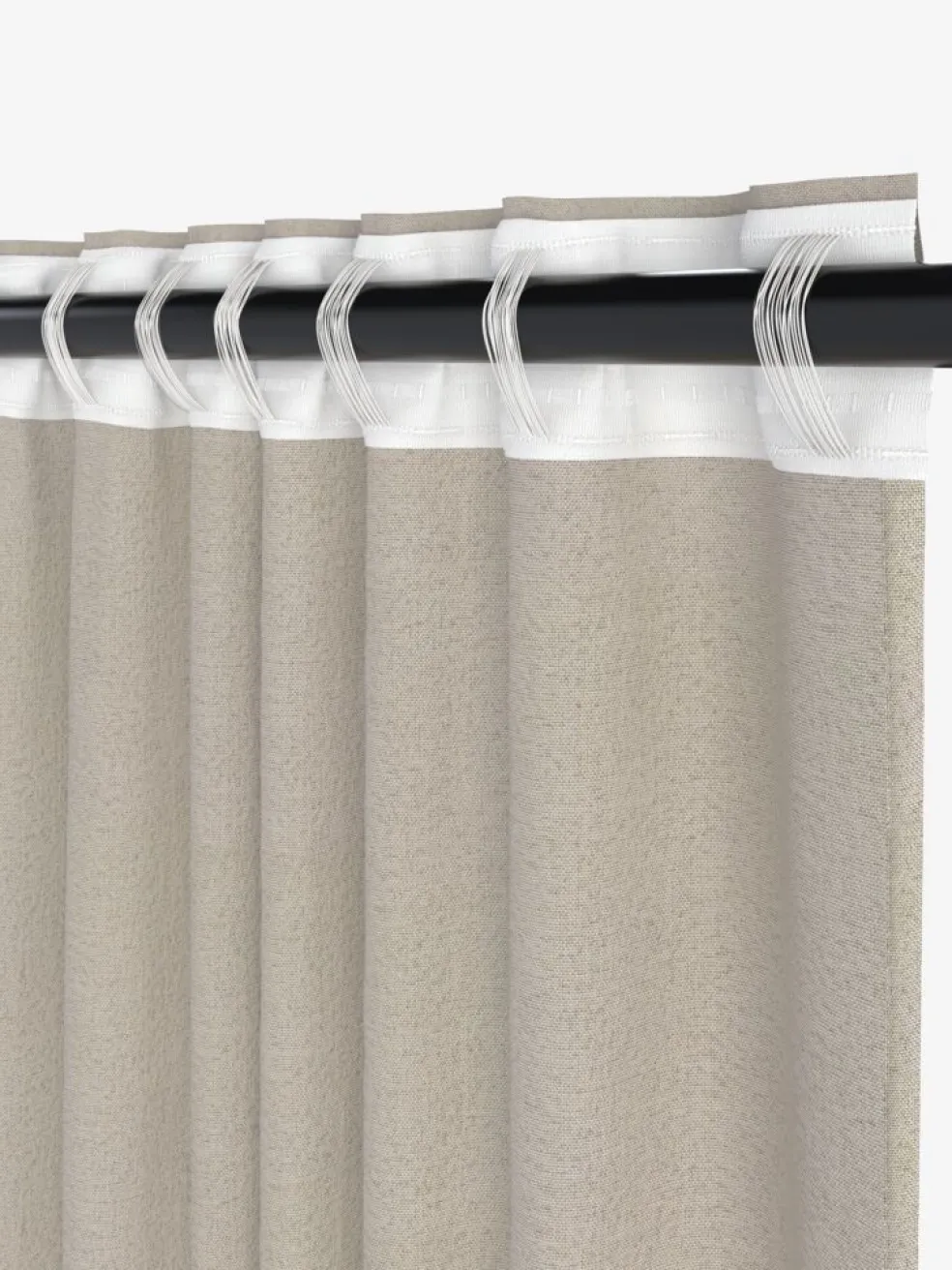 SEILANDRideau occultant SEILAND 1x135x245 beige