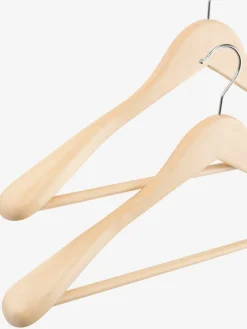 SIGFRIDCintres SIGFRID L45cm bois p/manteau 2pcs/pqt