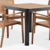 SIRDAL + HAMRASIRDAL L91 table + 4 HAMRA chaises eucalyptus
