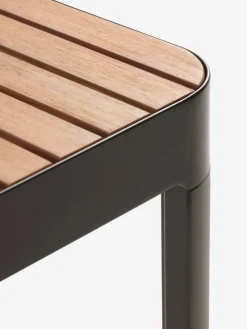 SIRDAL + HAMRASIRDAL L149 table + 4 HAMRA chaises eucalyptus