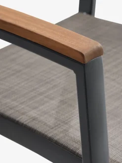 SIRDAL + SIRDALSIRDAL L149 table eucalyptus + 4 SIRDAL chaises gris