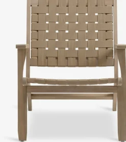 SKARAFauteuil lounge d'extérieur SKARA bois d'acacia massif
