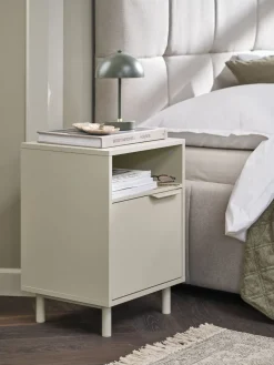 SKAVETable de nuit SKAVE 1 porte beige