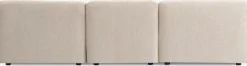 SKEJBYCanapé modulable SKEJBY 5 personnes angle beige