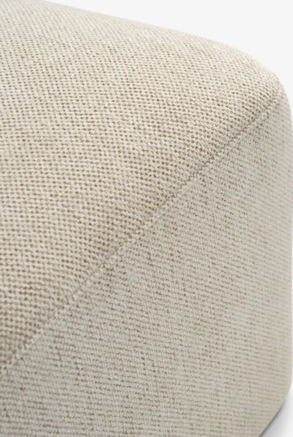 SKEJBYModule canapé SKEJBY central tissu beige