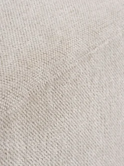 SKEJBYModule canapé SKEJBY méridienne/pouf tissu beige