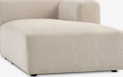 SKEJBYModule canapé SKEJBY méridienne droit tissu beige