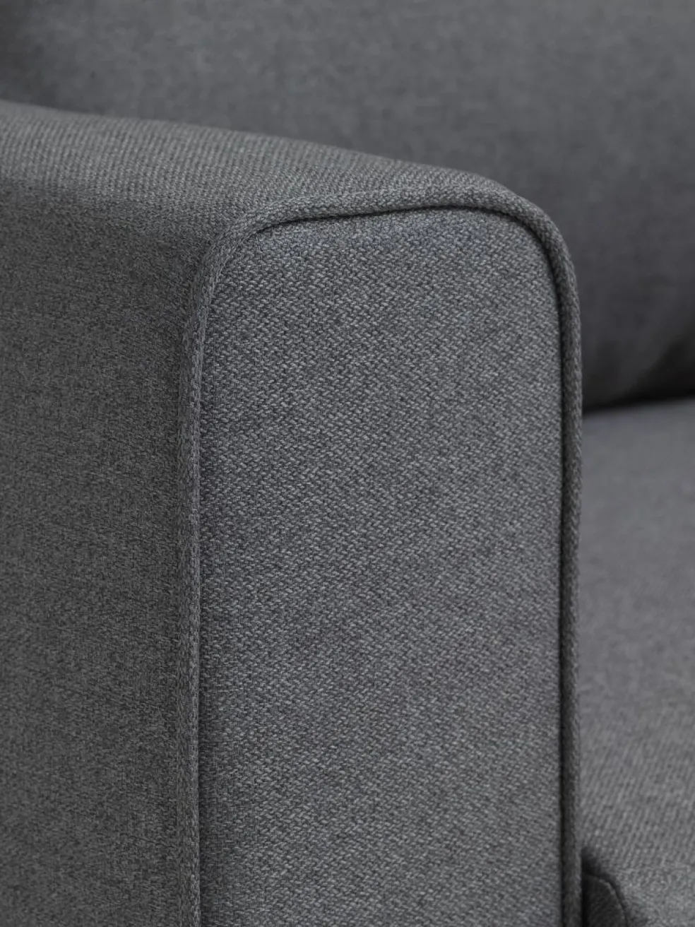 SKILLEBEKKCanapé convertible SKILLEBEKK tissu gris foncé