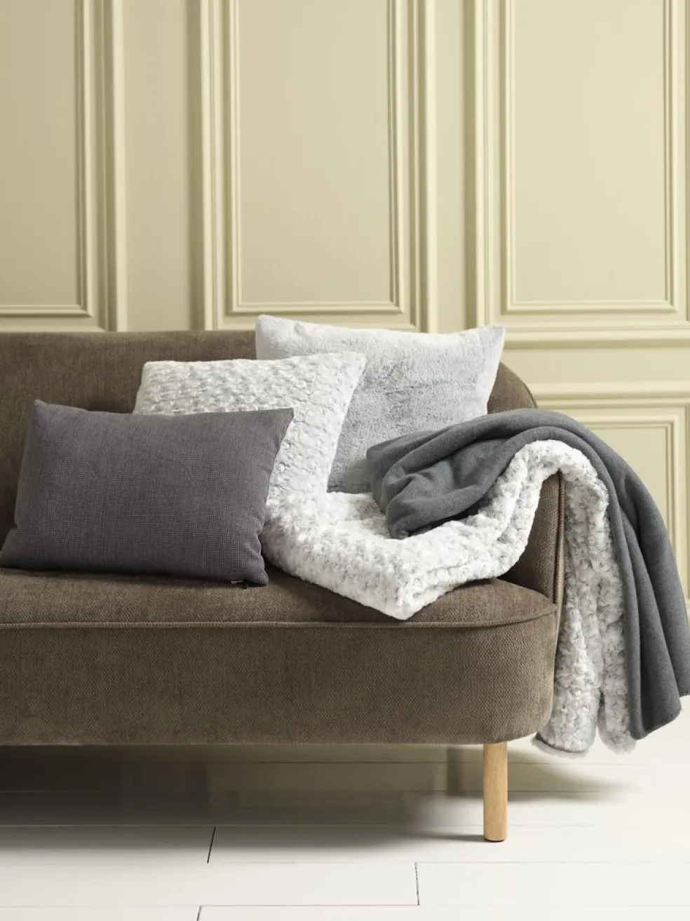 SMYLEHousse de coussin SMYLE 50x50 gris