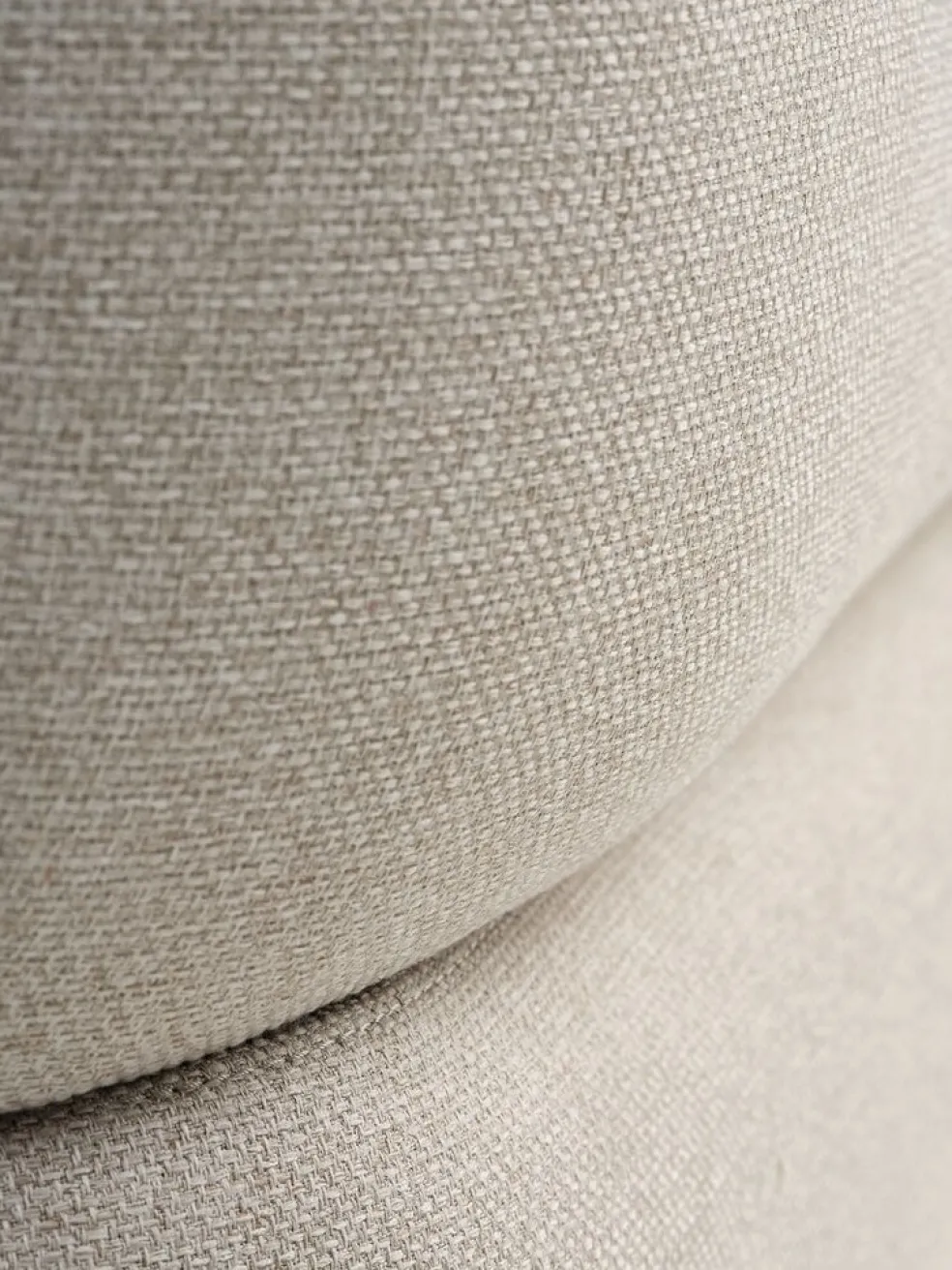 STADILCanapé STADIL ouvert gauche ovale tissu beige/coloris ch.