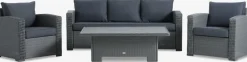 STAVERNEnsemble lounge STAVERN 5 personnes gris