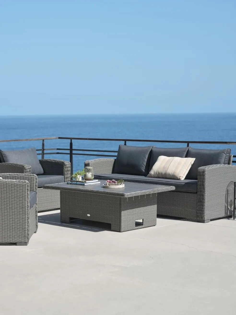 STAVERNEnsemble lounge STAVERN 5 personnes gris