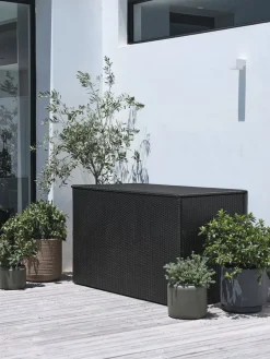 STEINKJERBoîte de rangement de jardin STEINKJER l155xH95xP81 noir