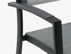 STENUNGSUND + STRANDBYSTENUNGSUND L60 table + 2 STRANDBY chaises gris