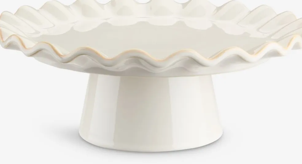 SUNEPrésentoir à gâteau SUNE Ø28xH10cm blanc