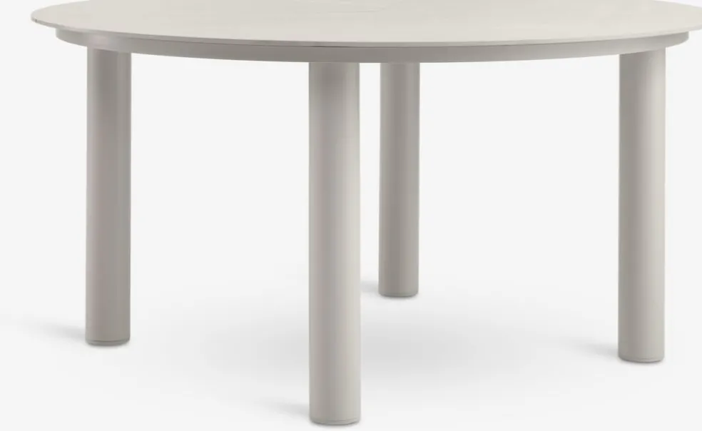 SURNADAL + INGSTRUPSURNADAL Ø150 table + 4 INGSTRUP chaises beige