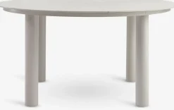 SURNADAL + MIDDAGSBERGETSURNADAL Ø150 table beige + 4 MIDDAGSBERGET chaises