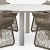 SURNADAL + STORDALENSURNADAL Ø150 table beige + 4 STORDALEN chaises naturel