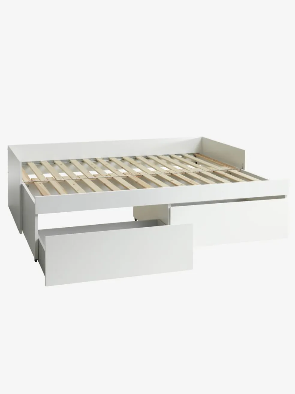 TANGBJERGLit a/rangement TANGBJERG 90/180x200 blanc