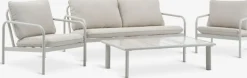 TEGLUMEnsemble lounge TEGLUM 4,5 personnes beige