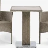 THY + AIDTTHY L60 table + 2 AIDT chaises naturel