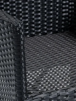 THY + AIDTTHY L60 table + 2 AIDT chaises noir