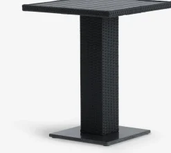 THY + AIDTTHY L60 table + 2 AIDT chaises noir