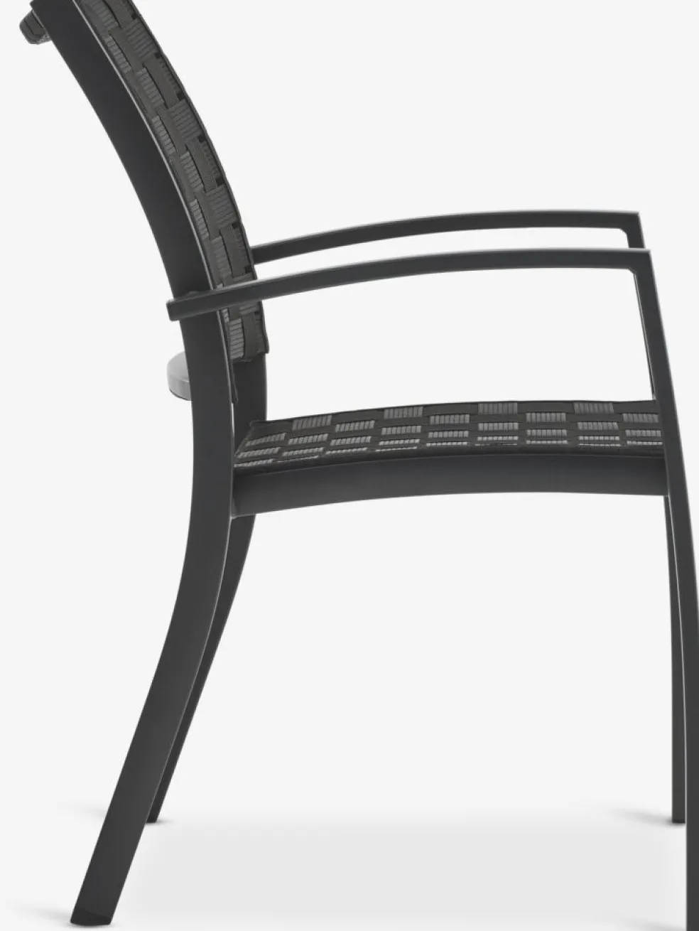 THY + GLOMFJORDTHY L60 table + 2 GLOMFJORD chaises noir