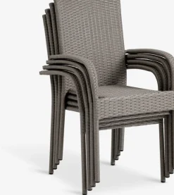 THY + GUDHJEMTHY L60 table + 2 GUDHJEM chaises naturel