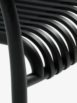 TIPMOSE + NABBENTIPMOSE L70 table gris + 2 NABBEN chaises noir