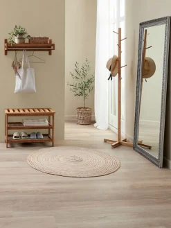 TOMMERUPBanc TOMMERUP a/étagères à chaussures chêne naturel