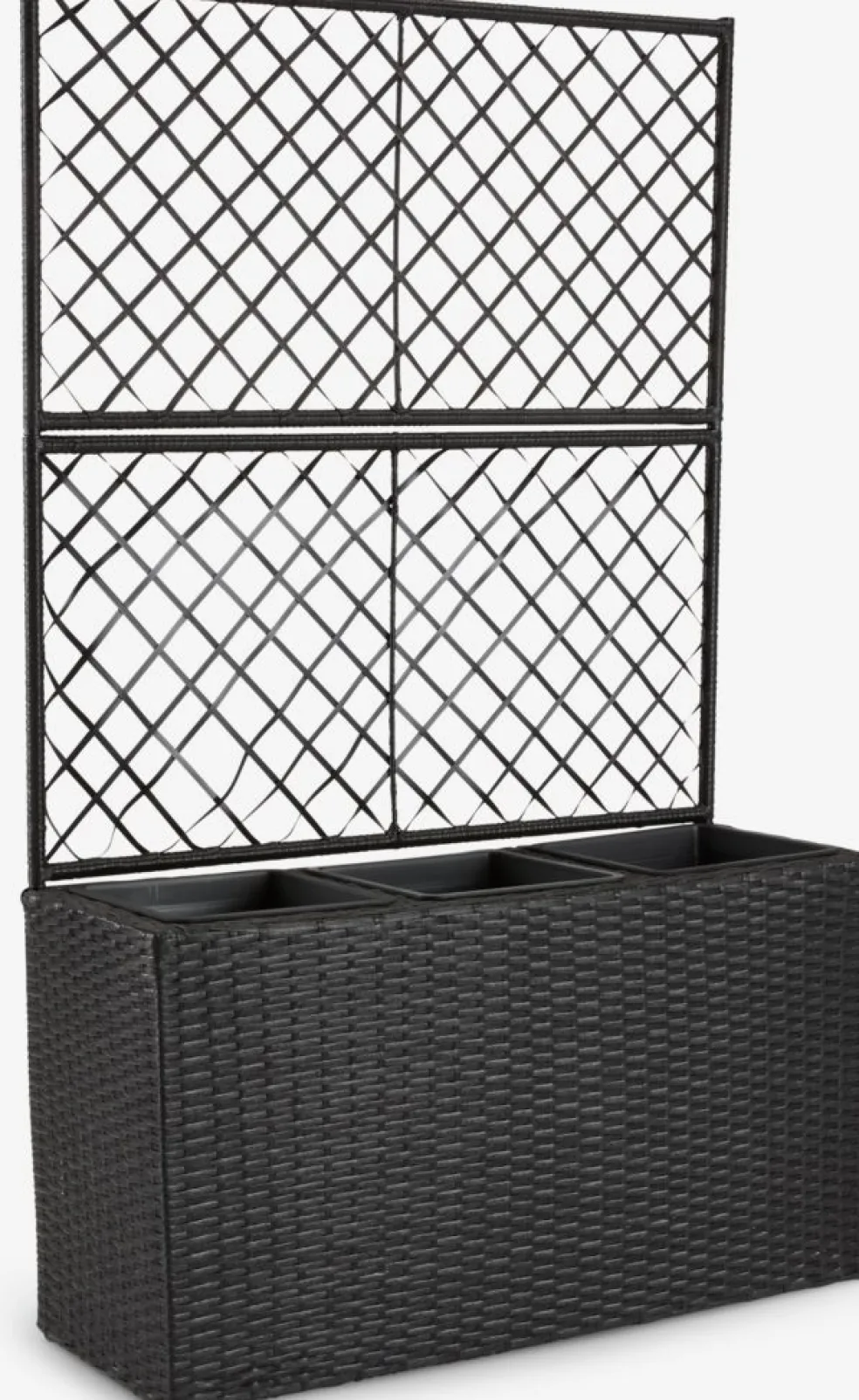 TRANAJardinière TRANA l30xL83xH130 noir