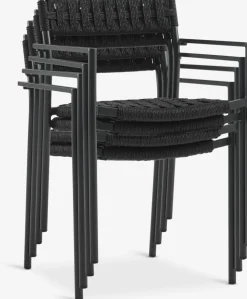 TRILLEVALLENChaise empilable TRILLEVALLEN noir