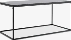 TROSTERUDTable basse TROSTERUD 50x100 coloris marbre/noir
