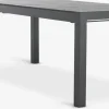 TYDALTable de jardin TYDAL l95xl208/272 noir