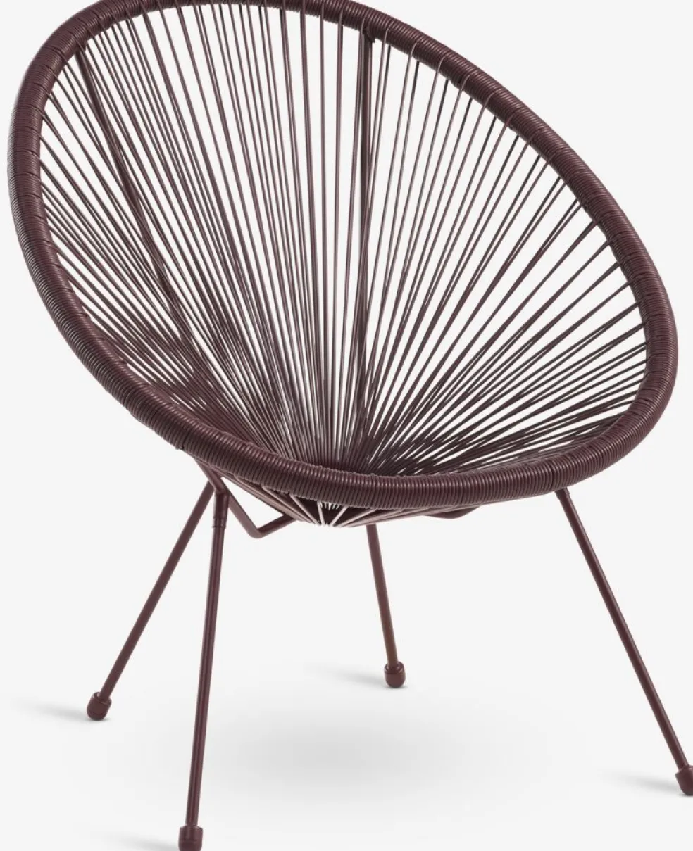 UBBERUPFauteuil lounge d'extérieur UBBERUP aubergine