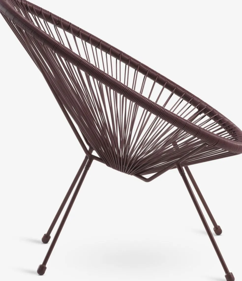 UBBERUPFauteuil lounge d'extérieur UBBERUP aubergine