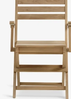 UDBYNEDER + VESTERHAVETUDBYNEDER Ø120 table + 4 VESTERHAVET chaises teck