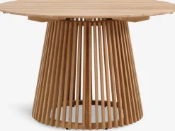 UDBYNEDER + VESTERHAVETUDBYNEDER Ø120 table + 4 VESTERHAVET chaises teck