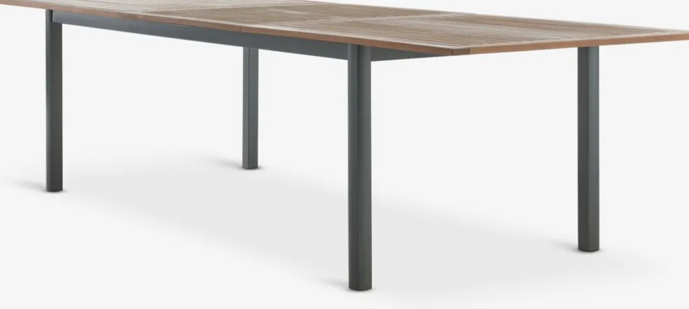 ULBJERG + NANNESTADULBJERG L214/297 table eucalyptus + 4 NANNESTAD chaise