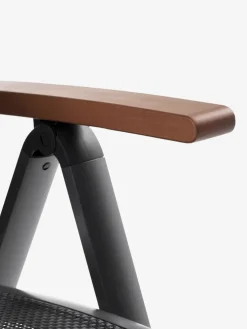 ULBJERG + SIRDALULBJERG L214/297 table eucalyptus + 4 SIRDAL chaises gris