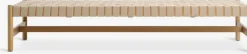 VADEHAVETBanquette VADEHAVET 189x67 tissu naturel/chêne naturel