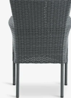 VAMDRUP + AIDTVAMDRUP Ø120 table + 4 AIDT chaises gris