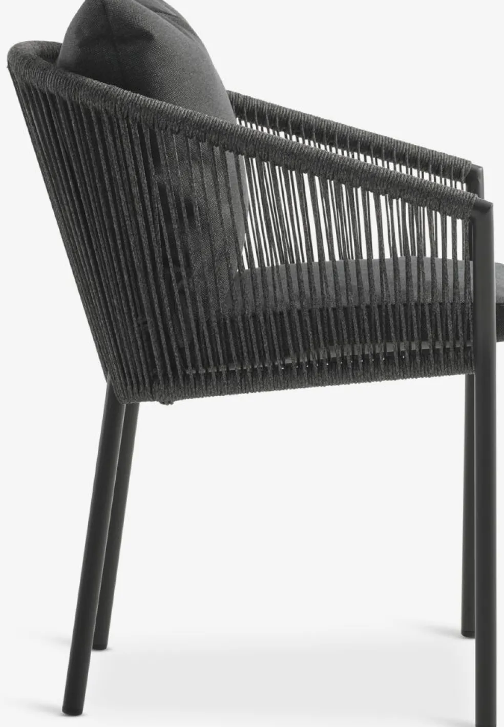 VAMDRUP + GILJAVAMDRUP Ø120 table + 4 GILJA chaises gris