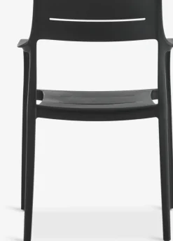VAMDRUP + INGSTRUPVAMDRUP Ø120 table gris + 4 INGSTRUP chaises noir