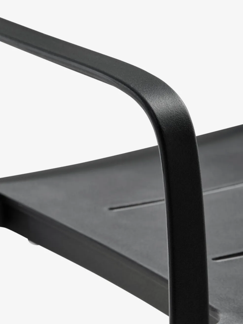 VAMDRUP + INGSTRUPVAMDRUP Ø120 table gris + 4 INGSTRUP chaises noir