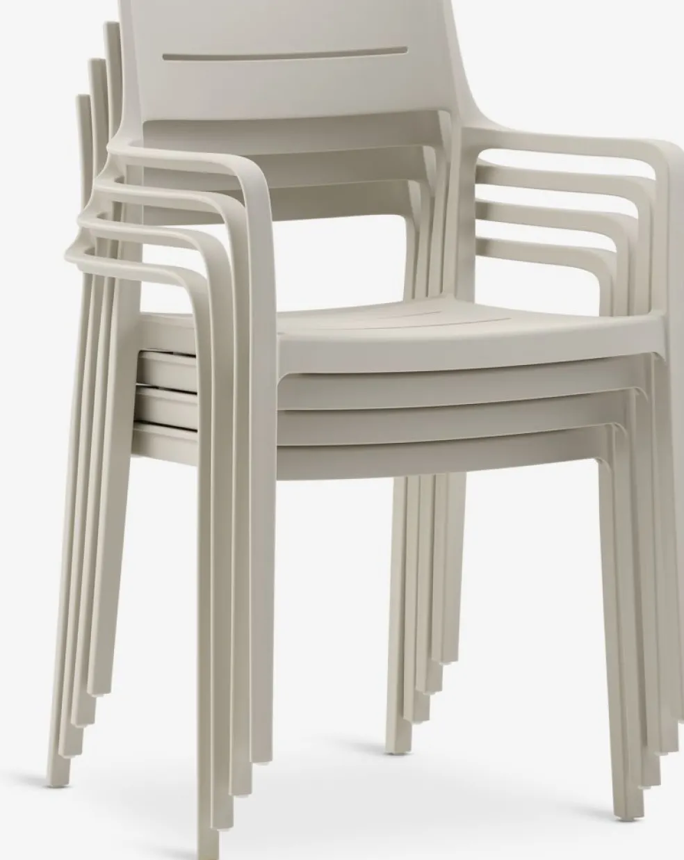 VAMDRUP + INGSTRUPVAMDRUP Ø70 table + 2 INGSTRUP chaises beige