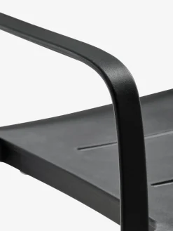 VAMDRUP + INGSTRUPVAMDRUP Ø70 table gris + 2 INGSTRUP chaises noir