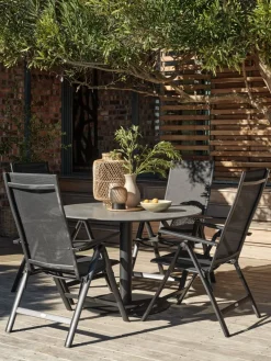 VAMDRUPTable de jardin VAMDRUP Ø120 gris
