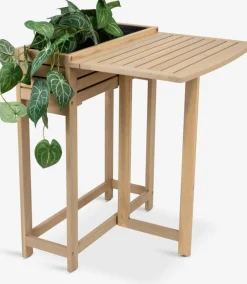 VANDREFALKTable pliante VANDREFALK 64x63 bois d'acacia